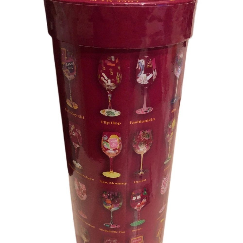 Lolita Happy Birthday Cocktail Glass - Picture 2 of 5